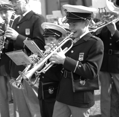 Första Maj ,Staffan Lundberg, ev, Alf Hörberg, Lars Cederteg 

Dok.110601/KG