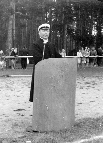 Vimarvallen i Vimmerby Folksöndag Stor festivitas 6 juni 1948. Rugby Kyrkoherde Anders André          