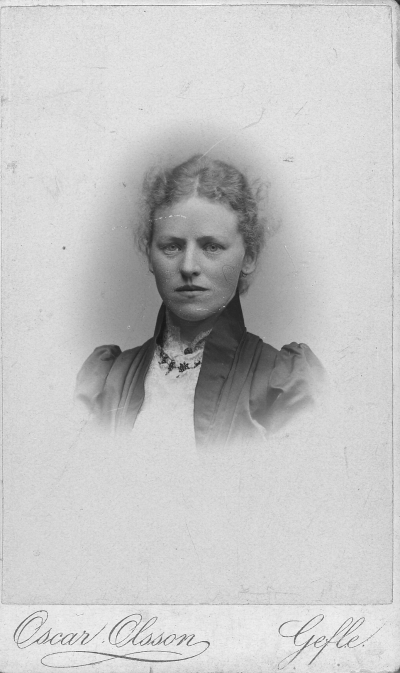 Sia Hult f. Ericsson, f. 1862.