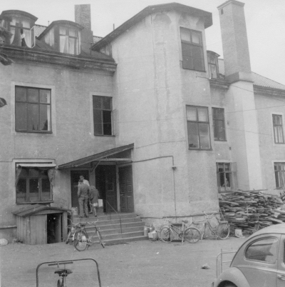 Järnbolaget gård byggd av  Ählströms,1838, rives 1956.   T.E