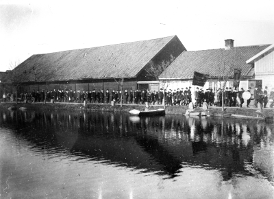 1:a maj demonstration i Storebro    T.E.