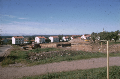 Byggtomt hus  Bygget av äldreboendet Eken

090525/KG