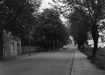 Allén på Stångågatan  Karlbergs bilverkstad till höger 

Dok.100528/KG