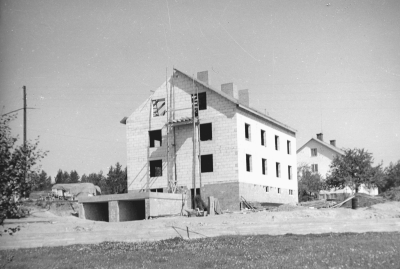 Frödinge Pensionärshemmet bygges år 1957           