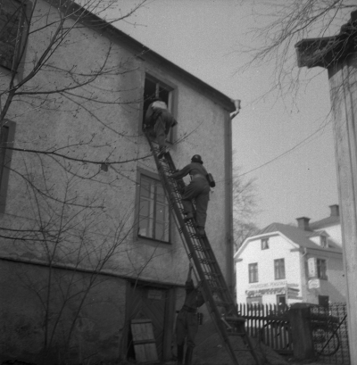 Brandkårstävling
Johanssons pensionat i bakgrunden
Dok.110517/KG