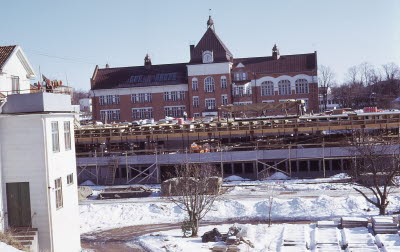 Bygget av gymnasiet / biblioteket Tullportskolan

090401/KG