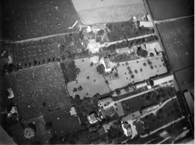 Flygfoto över Vennebjörka omkr. 1962. Orginalkort finns ej.   Okänd