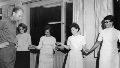 Folkdans Folkhögskolan. 1 Helge Karlsson, verkmästare. 