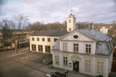 Gamla Polisstation brandstation
Polisstationen byggdes 1902 och Brandstationen 1939

090420/KG