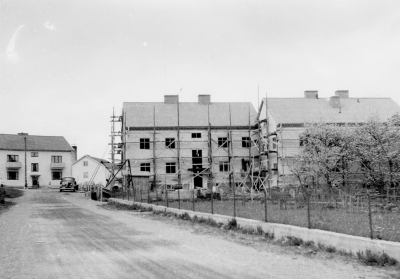 Pensionärshemmet bygges. 