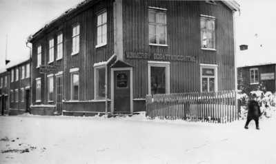Henry Thörnqvist hus Sevedegatan 35, revs innan Epa-huset byggdes 1974. 
T.E