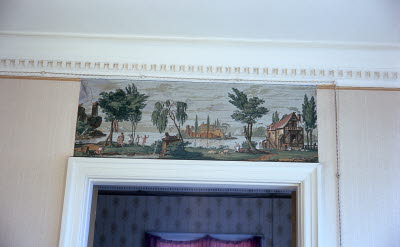 Väggmålning över dörr Ålhults herrgård
090401/KG