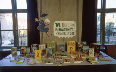 Utställning på Rådhuset
Astrid Lindgrensböcker

090401/KG