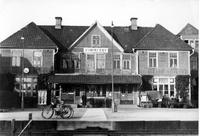 Vimmerby stationshus. järnvägsstation