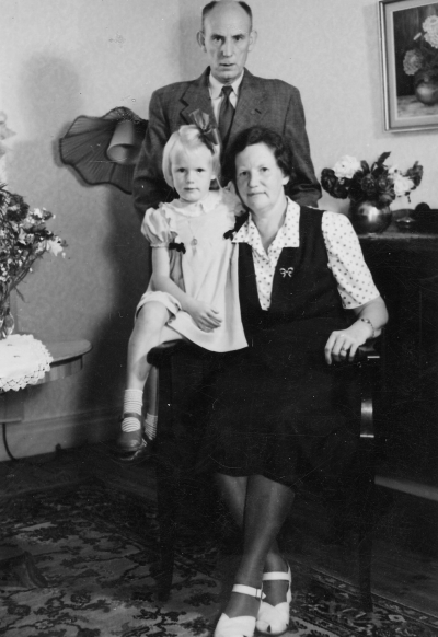 Gillis o Märta Lundberg, dottern Kerstin.  