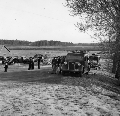 Evy Nicanders dokumentation: Uppvaktning av Folke Lönngren på hans 50-årsdag 1954.