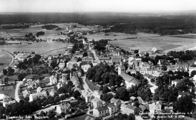 Flygfoto över Vimmerby