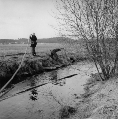 Evy Nicanders dokumentation:Slangtvätt vid Lillån.
