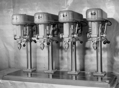 Hilding Johansson och Erik Anderssons fabrik för borrmaskiner i  Vimmerby. 