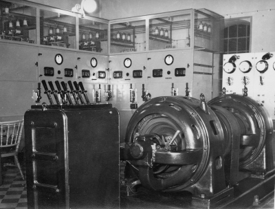 Generatorrummet, ställverk