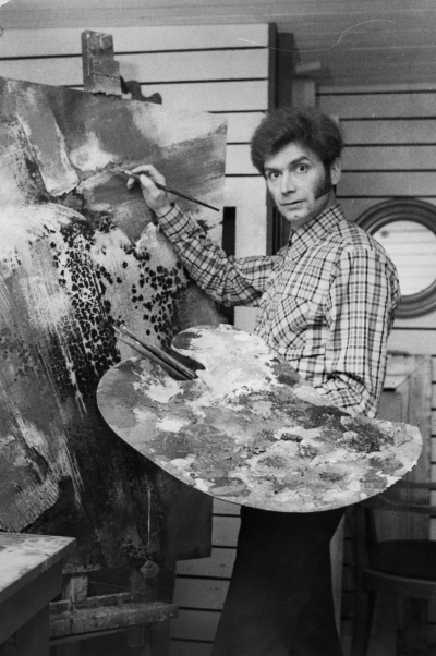 Konstnär
Anders Lindgren.
