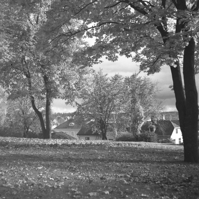 Kyrkparken

Dok.110511/KG

Kyrkparken Vimmerby 1948. Johanssons Pensionat till höger, huset till vänster är Skogvaktare Svenssons.   T.E.