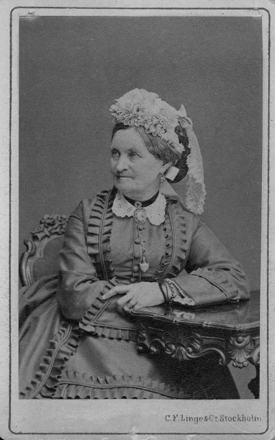 Gustava Elisabeth Hernblom f. Möllenhoft.
f. 1805, d. 1884.
