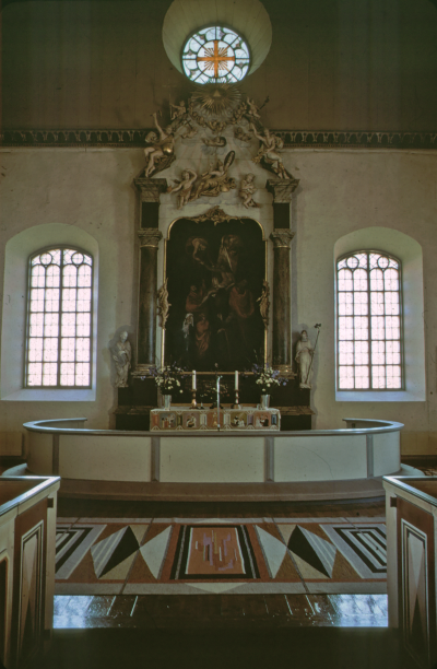 Interiör Södra Vi kyrka

090401/KG