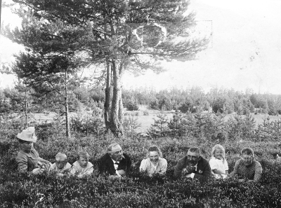 Familjen  Björklund, Rektor 1903-1912. 