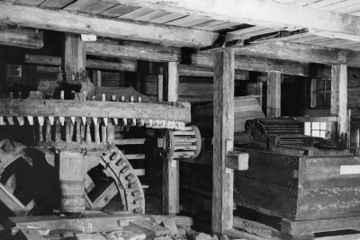 Drivanordningen till Hollanderen "Valskistan". 	