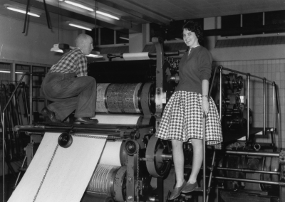 Tryckeriet Vimmerby Tidning
Okänd, Margareta DeFlon
Dok.100527/KG