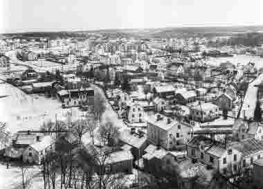 Vy över Storgatan från kyrktornet

Dok.100531/KG