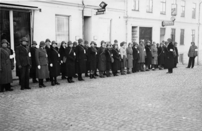 Civil och sjukvårdspersonal under 1940-talet