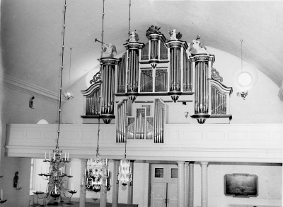 Vimmerby kyrka 
orgelläktaren