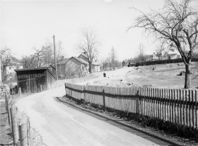 Gunnars hus. Karl Gustafsson Rävbacksg. 1950-talet. T.E.