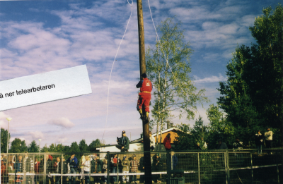 Svårigheter att få ner telearbetaren, Per Askevik.