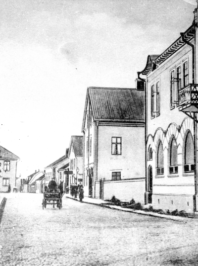 Storgatan i början på seklet. 