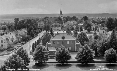 Vimmerby Utsikt över Kungsgatan

090427/KG