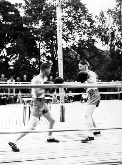 Hantverksparken början av 1940-talet. Bröderna Danielsson, Oskarshamn.