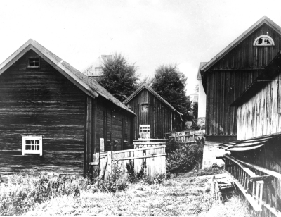 Stångågatan 1945.  T.E.