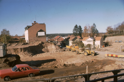 Bygget av EPA-varuhuset grävningsarbete 

090421/KG