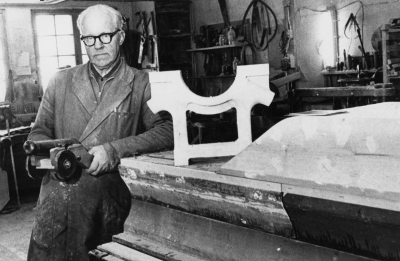 Trädgårdskanoner. Georg Seger Modellsnickare. 