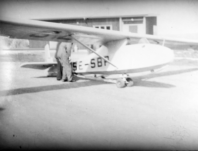 Segelflygplan i Hultfred. 