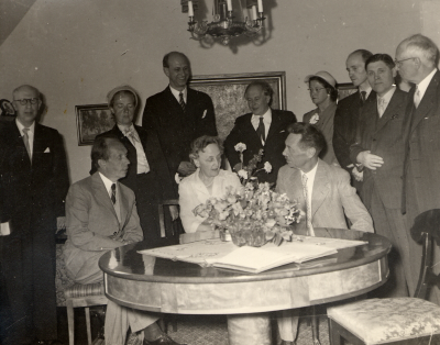 På Hans - Eriks 70-års dag.