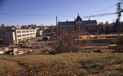 Bygget av gymnasiet / biblioteket Tullportskolan

090401/KG
