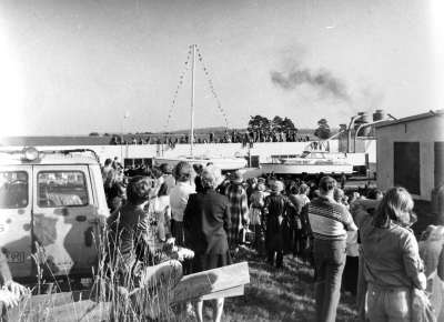 Kungens Eriksgata 12-10-1978 Storebro båtvarv  T.E.
Carl XVI Gustaf