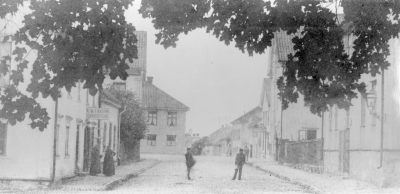 Storgatan  Ö 1900-1910. T.E.
C. O. Fasths Charkuteri till vänster