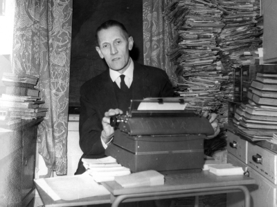 Thorvald Eriksson 1960-talet Bibliotekarie 1950-1971. T.E.