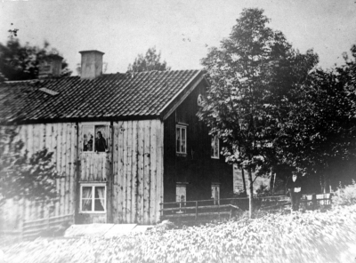 Bränneriets bostad från baksidan Åbrovägen. T.E.
