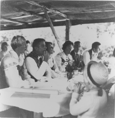 Invigning av Ösjöfors handpappersbruk, Rumskulla.